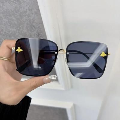 Cute Square Designer Sunglasses Women Men Big Frame Gradient Stylish Sun Glasses Female Male Brand Fashion