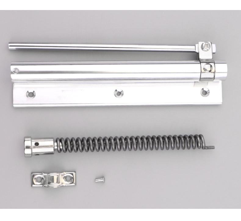Aluminum Alloy Hydraulic Buffer Fireproof Door Closer for Silent Double Swing and Anti-theft Doors.