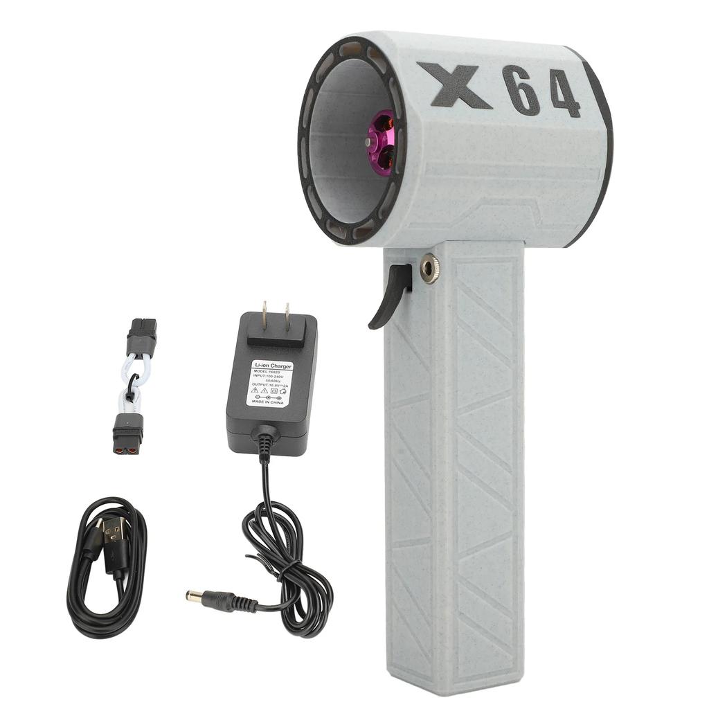 X64 Electric Dust Blower Brushless Motor 11 Blade 64MM Powerful Turbofan Stepless Adjustable Rechargeable Jet Dry Blower