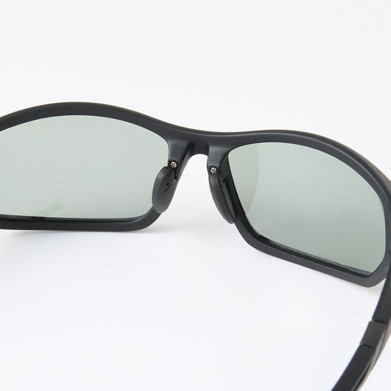 Used DAIWA Polarized Sunglasses Fishing Men's Triacetate DN-8056 Sports Type Full Rim UV Protection Sports Outdoor Gray Red Mirror Scratch Resistant