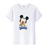 Casual Unisex Cartoon Minnie Tshirt Mickey Mouse Tops Graphic Clothes Summer Blouses T-shirt White 2000s Tees