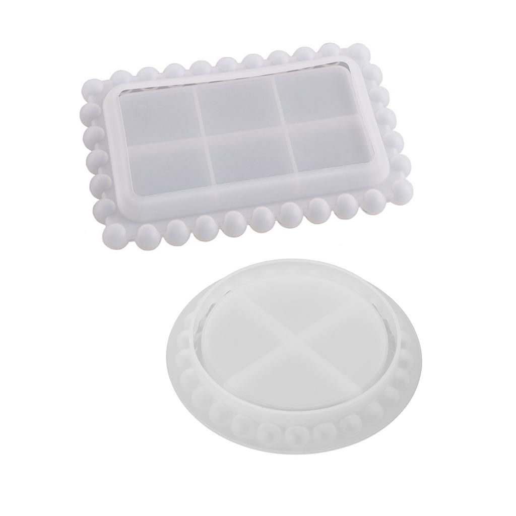 Silicone Tea Table Coaster Mold Epoxy Resin Casting Molds for Home Decorations