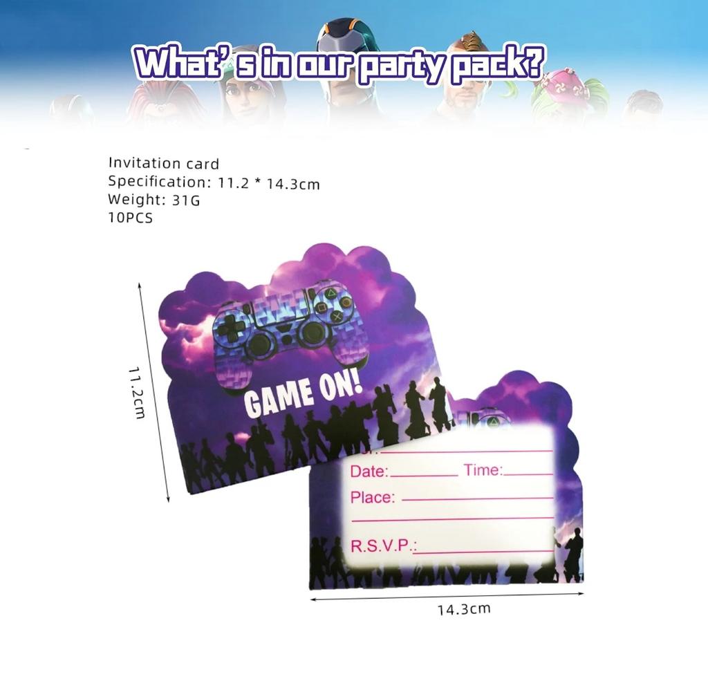 Shooter-Spiel Fortnition Geburtstagsparty-Dekoration Cartoon Alpaka Lama Teller Tischdecke Babyparty Kindergastgeschenke Partyzubehör