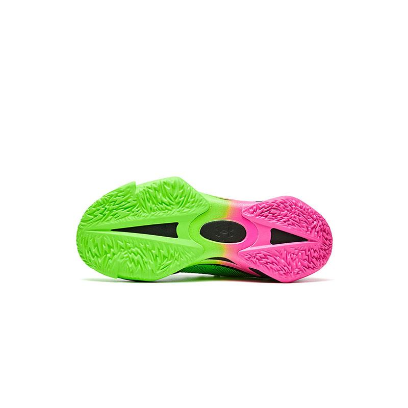 Under Armour Curry Series 7 Comfortable Versatile Low-Top Kids Basketball Shoes Unisex sneaker Green 6013297-389