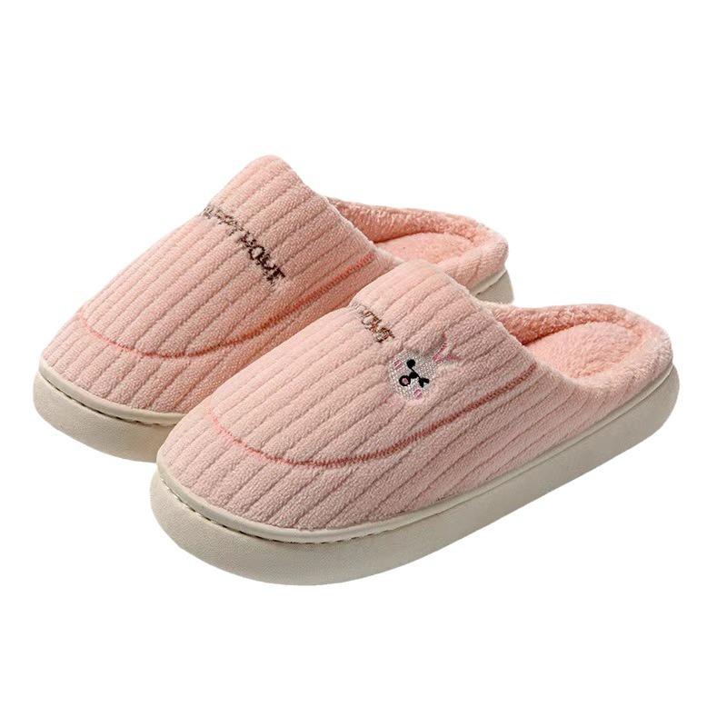 Men's and Women's Winter Indoor Warm Cotton Furry Slippers