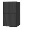 Outdoor Sauna Cover Waterproof Dustproof Rain Protection 600D Oxford Cloth Black 210x210x180cm
