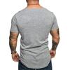 Fashion Men's Casual Fit Short Sleeve Slim Muscle Bodybuilding T-shirt Tee Tops For Ultimate Comfort