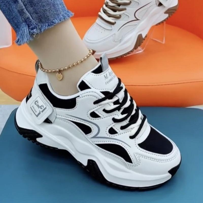 

Women s new models with wide-leg pants, light sports shoes, versatile student campus trendy shoes 35 чёрный