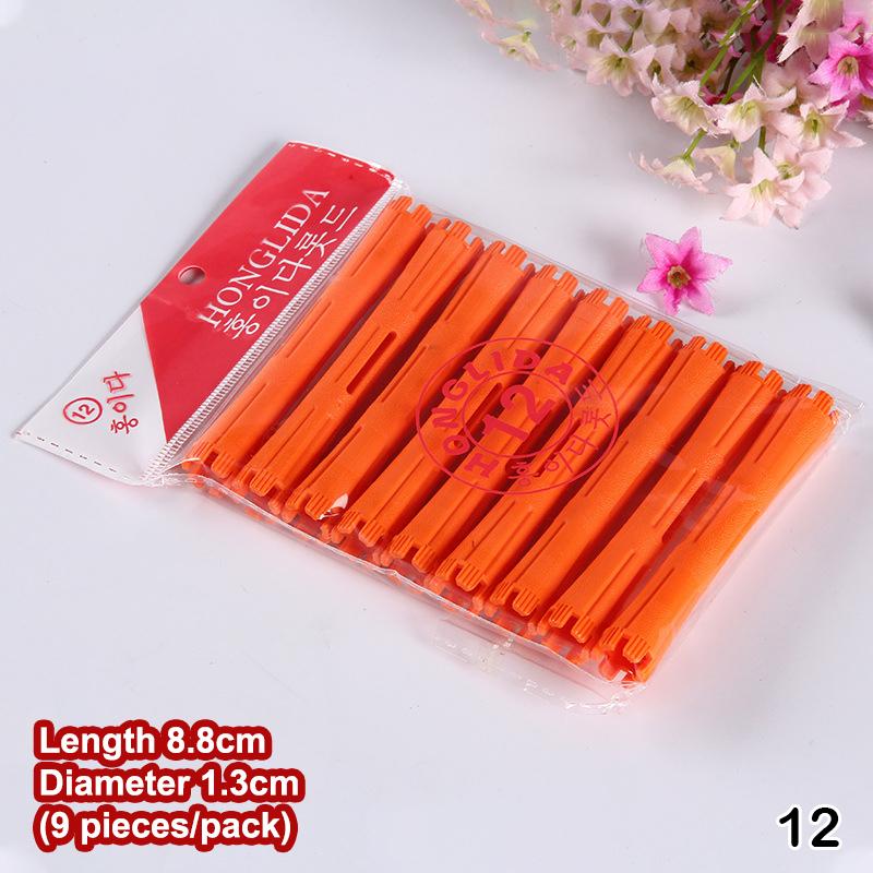 

6/9 шт. Бигуди для химической завивки волос Бигуди для холодной завивки Без нагрева Нескользящая Полая конструкция Валики для волос DIY Завиватели Парикмахерская Укладка волос 12