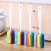 Regenbogen-Schwamm, Babyflasche, Schnullerbürste, Waschwasserbecher, Behälter, Schwamm, Reinigungsbürste, Schrubber mit Griff, Reinigungsutensilien