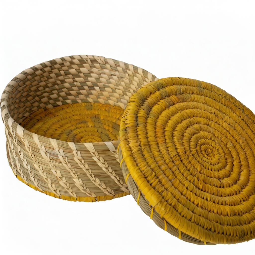 Sabai Grass Round Basket