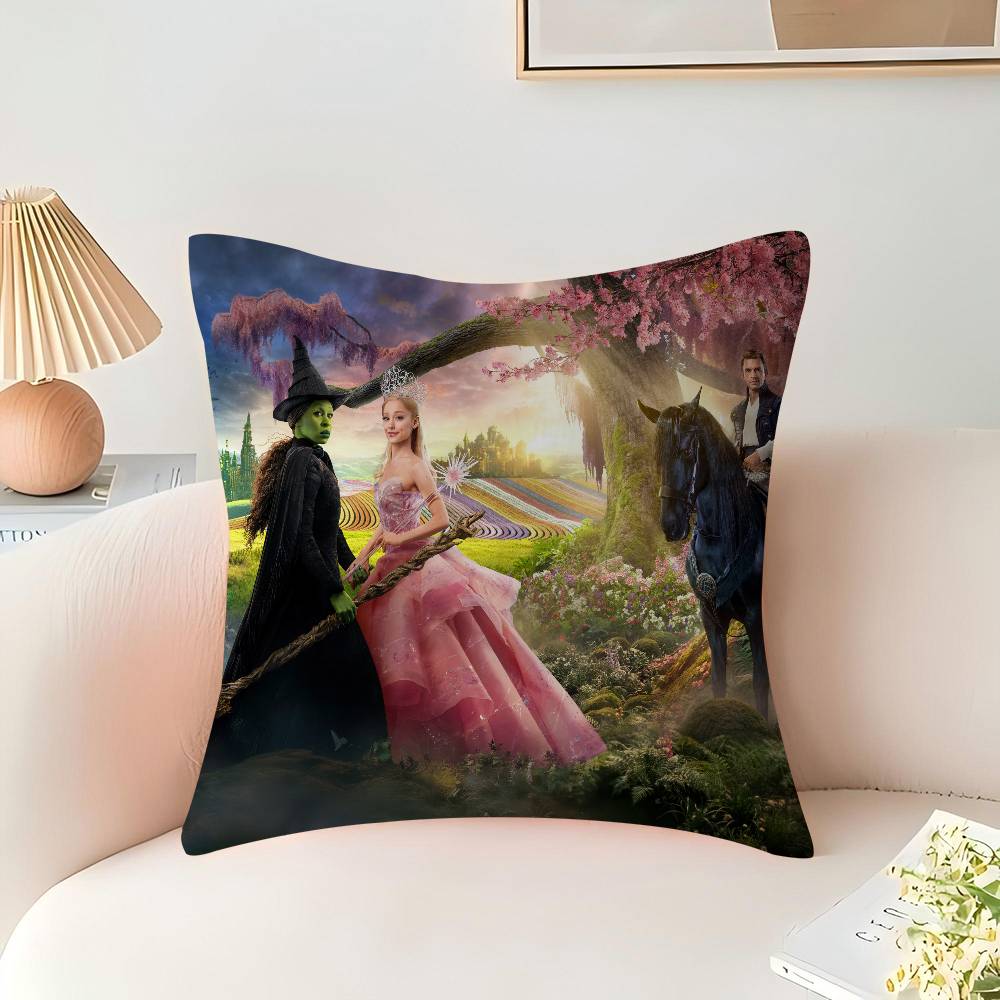 Moive W-WickedS Pillowcase Toon Gift Cushion Cover Bedroom Home Sofa Chair Seat Decor Pillow Case