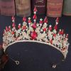 New Vintage Baroque Headbands Crystal Tiaras Crowns Bride Noiva Headpieces Bridal Wedding Party Hair Jewelry For Women