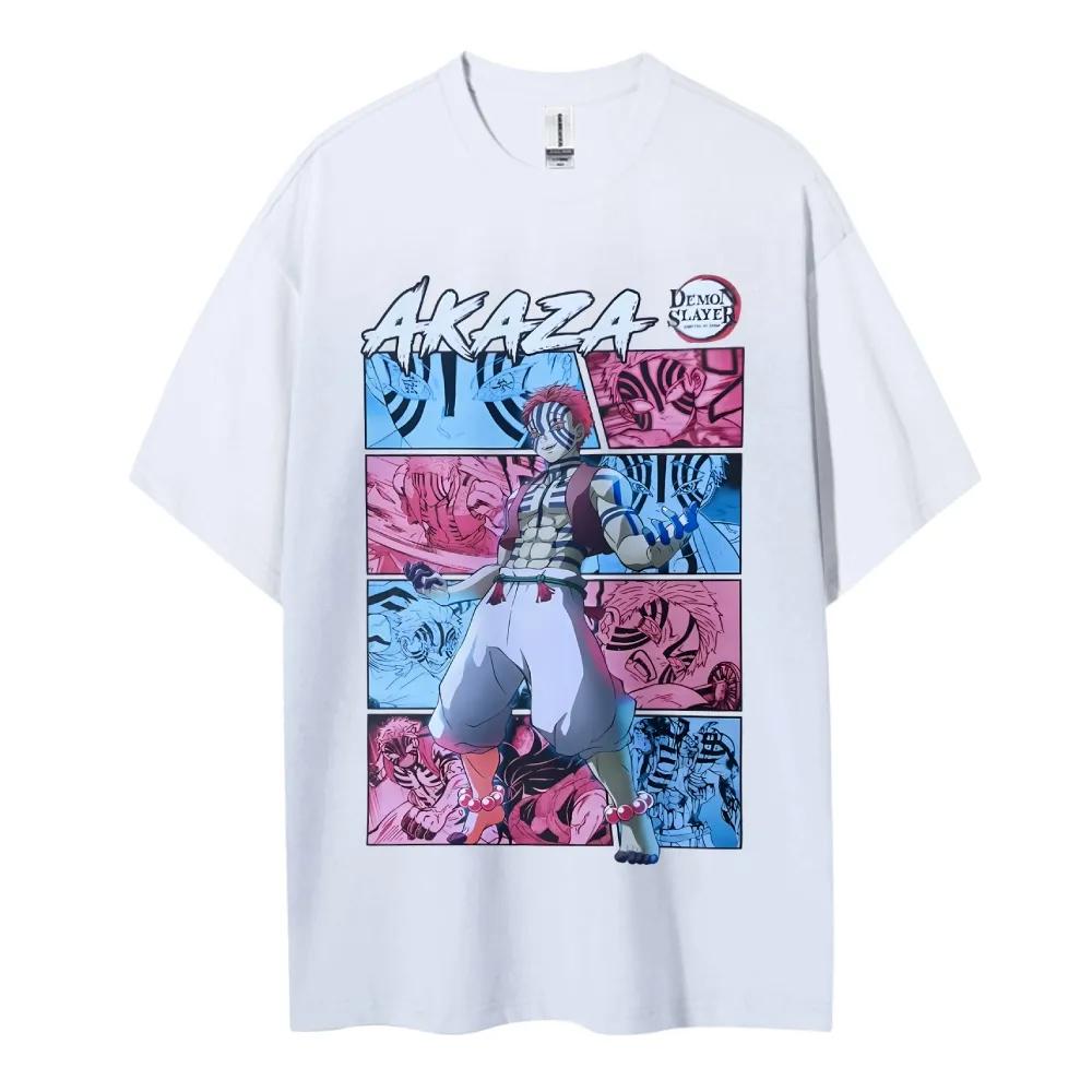 Demon Slayer Printed Short Sleeve Casual Summer Wear Mens Comfortable Clothing Mens Clothing Short Sleeve Half Sleeve Top