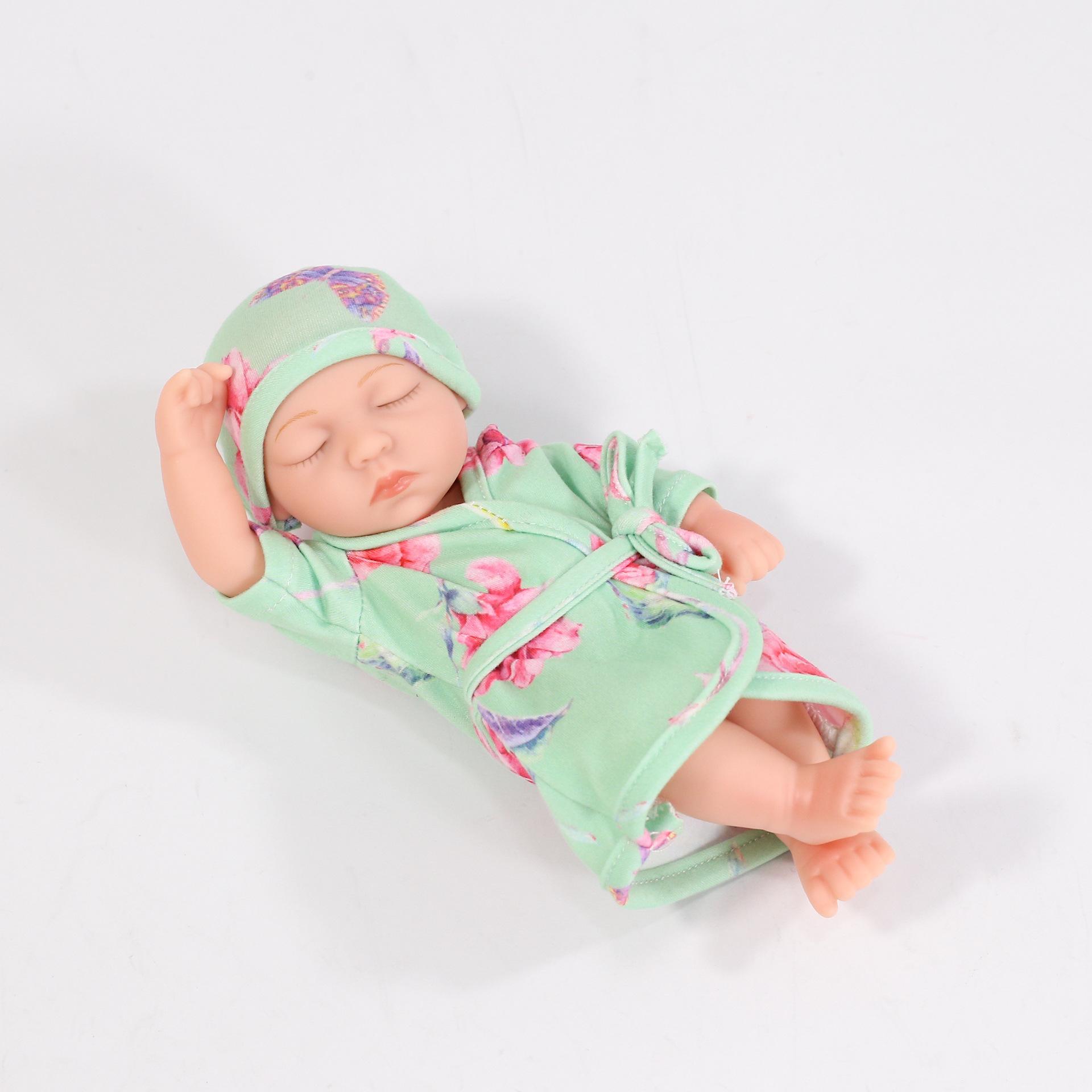 

19 см детская кукла реборн мини-моделирование всего тела мягкая резиновая эмалированная кукла подарок для девочки кукла кукла 19cm