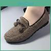 Old Womens Cloth Shoes Beijing Fluffy Shoes Winter Outer Wear Piled Thickened Lazy Womens Shoes Winter Foreign Style Nonslip Mother Shoes