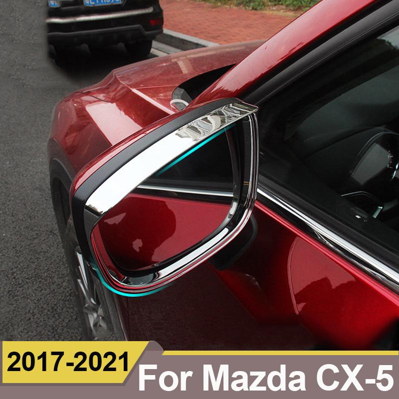 Oglindă retrovizoare ABS pentru mașină, rezistentă la ploaie, pentru sprâncene, pentru protecția împotriva ploaiei pentru Mazda CX-5 CX5 CX 5 2017 2018 Accesorii