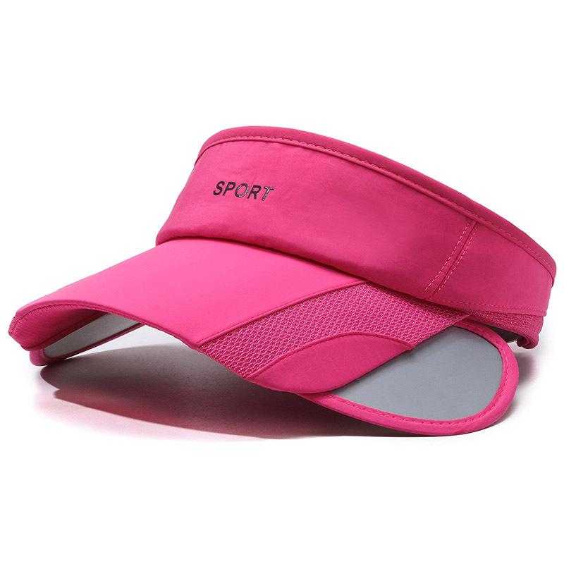 Empty top hat men's sunscreen hat outdoor sports summer sunshade UV protection sun hat new women show small face