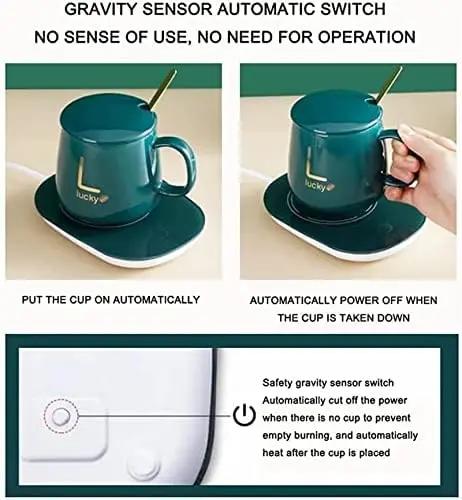 USB Dobíjecí Hřející Hrnek na Polévku se Lžičkou a Sadou Úložné Tašky Nerezový Snídaňový Hrnek a Skládací Lžička Potravinová Termoska