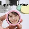 Portable Silicone Makeup Mirror - Round Mini Mirror for Touch-ups, Cute for Girls