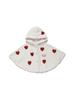 BABY Airy Moco Heart Poncho PBNT254435RED80