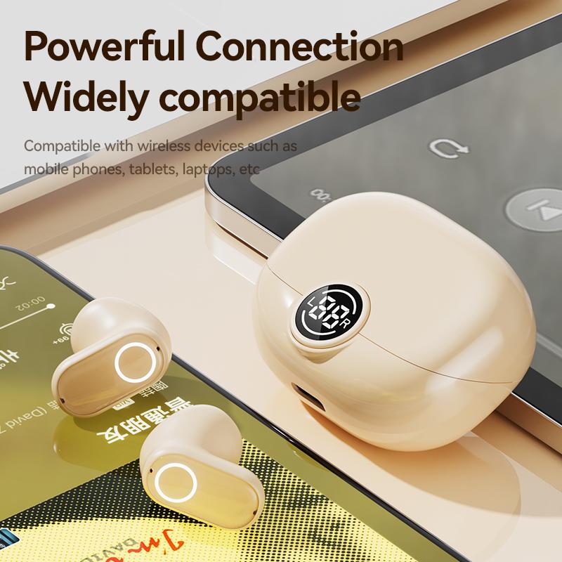 New TWS wireless earphones In-ear AI language translation earphones fast translation Type-C charging with app