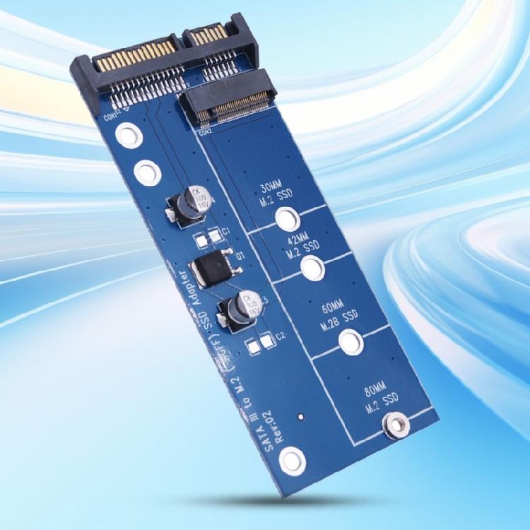 NGFF SSD zu SATA3 Gehäuse Adapter Konverter Gehäuse NGFF zu SATA3 III Adapter für PC Desktop 2230/2242/2260/2280