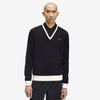 Fred Perry [Sharp] Contrast Tip Knit - Black Afpm253K316-102