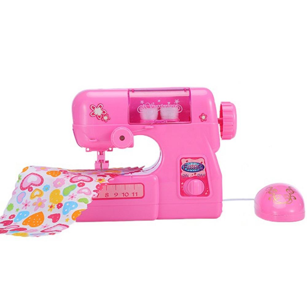 with Light Children Sewing Machine Simulated Electric Kids Sewing Toy  Pretend Play