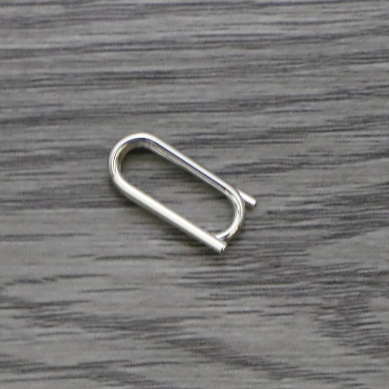Medal specific iron ring, bolded, connecting ring, egg shaped ring, handmade accessory, knight, iron cross 8-shaped buckle