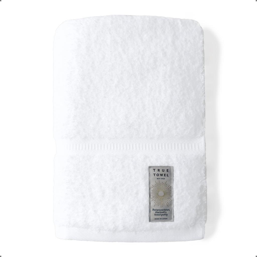 TRUE TOWEL Classic HOTEL Petit Bath Towel, Luxury Imabari Towel (White)