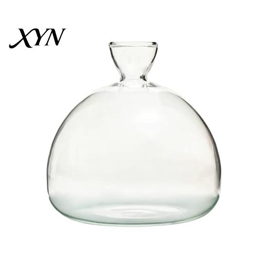 Pflanzenhalter aus Glas Hydroponik-Pflanzen Vase, Transparentes Vermehrungsterrarium, Schreibtisch Dekorative Klare Topf Pflanzgefäß für Zuhause Büro Tischmittelstück
