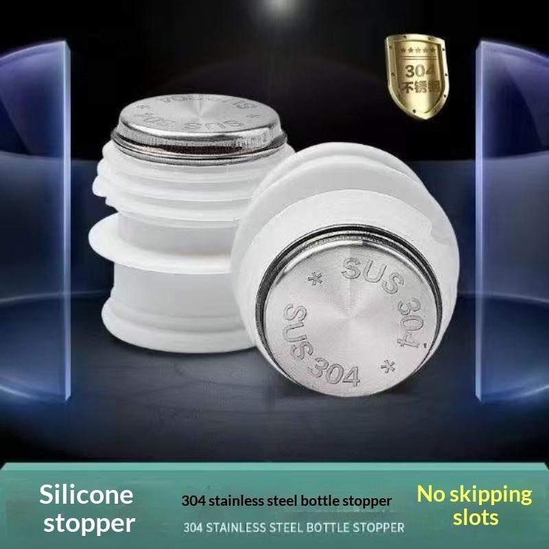 5Pcs/Lot Replacement Parts Thermos Bottle Stopper Food Grade Thermos Cup Hot Water Cap Stainless Steel Silicone Kettle Cover