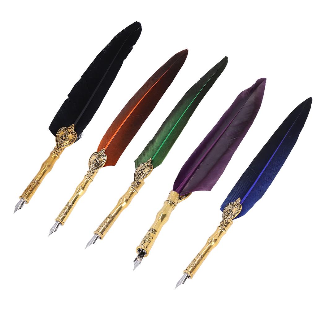 Stift Exquisit Vintage Elegant Edelstahl Sanft Schreiben Verschleißfest Kielstift