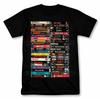 Horror Movies Video Cassette Graphic T Shirt Vintage Style Scary Fan Tee