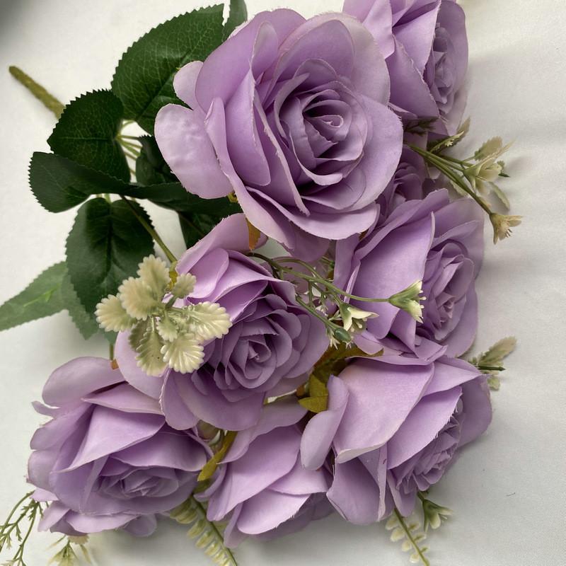 Artificial Rose Flower Greenery For Home Interior And Party Decoration Applications