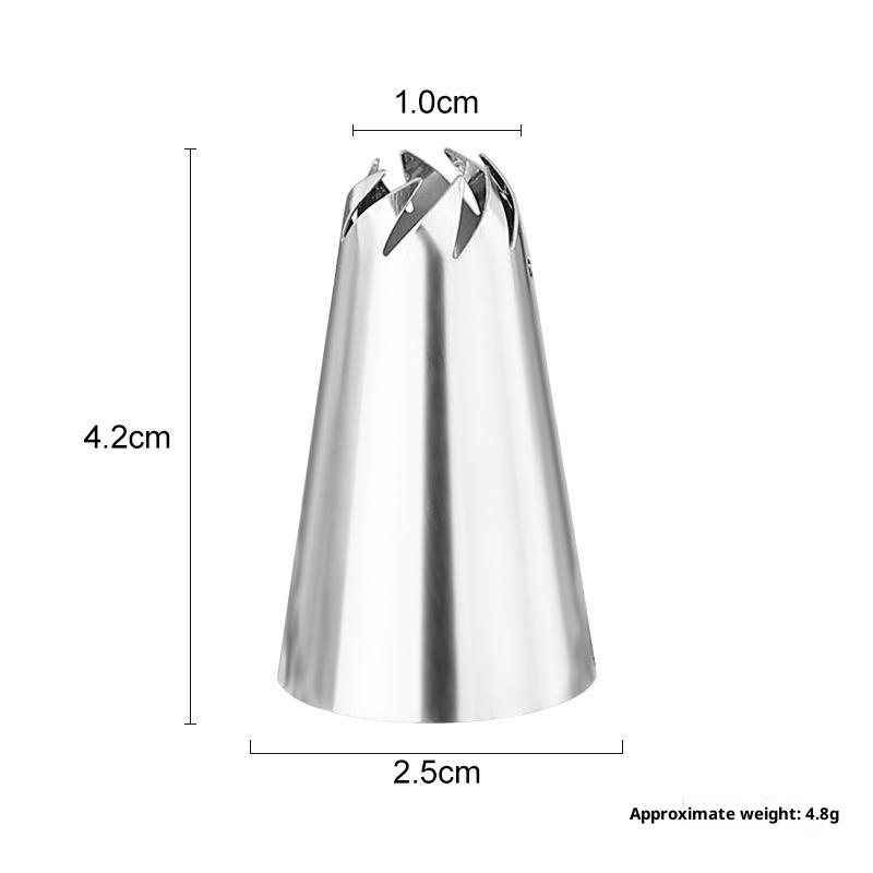 2D Icing Piping Tips Stainless Steel Pastry Nozzle Set for Cupcake Cake Decorating Home Baking Bakery Professional Use
