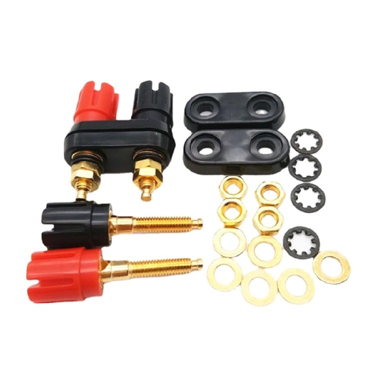 1PC Banana Plugs Jack Socket Couple Terminal Binding Post Speaker DIY Connectors