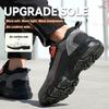 Rotating Buttons Safety Shoes Men Waterproof Work Boots Men Anti-smash  Anti-puncture Protective Shoes Steel Toe Boot Winter