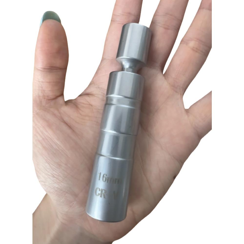Zündkerzennuss-Adapter 14mm 16mm Kardangelenk mit magnetischer flexibler dünnwandiger 3/8"-Antrieb Autowartungswerkzeug