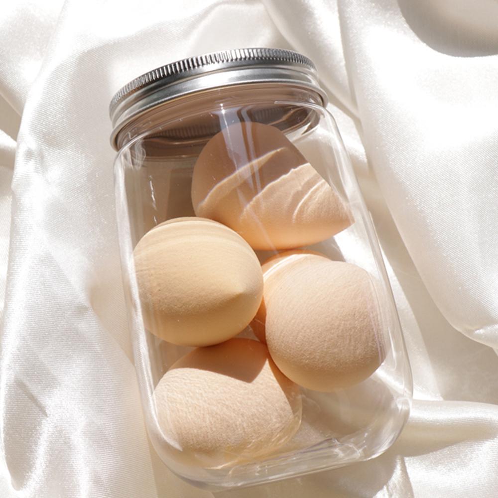 Make-up-Schwamm in verschiedenen Größen, für den trockenen und nassen Gebrauch, Kosmetik-Quastenschwamm, Foundation, Puder, Rouge, Beauty-Tools mit Aufbewahrungsbox