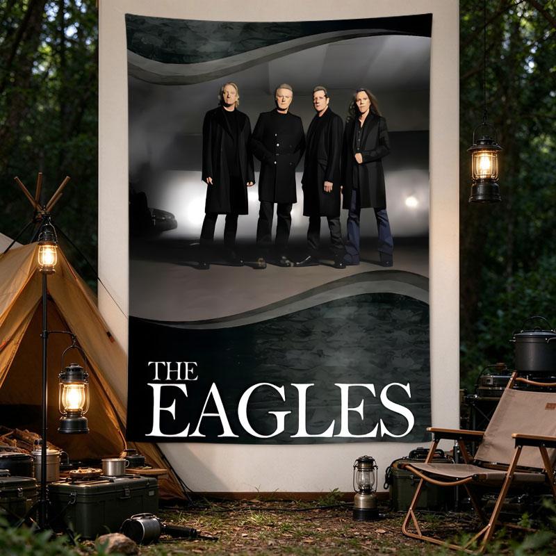 Die Eagles Band Schwarze Mäntel Düstere Gruppe Poster Kunst