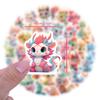 60 Pictures of Cute Little Dragon People Stickers for Twelve Zodiac Dragons and Baby Dragons, Water Cup Mobile Phone Case Decoration Stickers