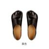 Cowhide Version~ Niche One-pedal Flat-soled Single Shoes Can Step On Cat Paw Women's Small Leather Shoes