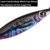 Nová Glow Fishing Lure Casting Tuňák 7g 10g 14g 21g 28g Slow Pitch Jig Mořský vlk Salterwater Inshore Umělá návnada