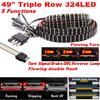 49" Triple Row LED Tailgate Light Bar Turn Signal / Brake / DRL / Reverse Lamp