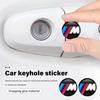 Hot 2025 2Pcs Car Lock Keyhole Decoration Protection Dustproof Decal For BMW M E30 E34 E36 E39 E46 E52 E53 E60 E61 E62 E70 E71 E