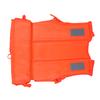 Life Vest Swimming Boating Beach Outdoor Survival Aid   Jacket With Whistle Adult Orange
