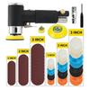 Orbit Air Sander Mini Pneumatic 1"/2"/3" Grinding Machine Set for Car Polishing High Speed Air Powered Polisher