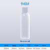 100/150ml Clear White Skincare Bottle Set: Toner Spray, Lotion, Serum, Cream Jar